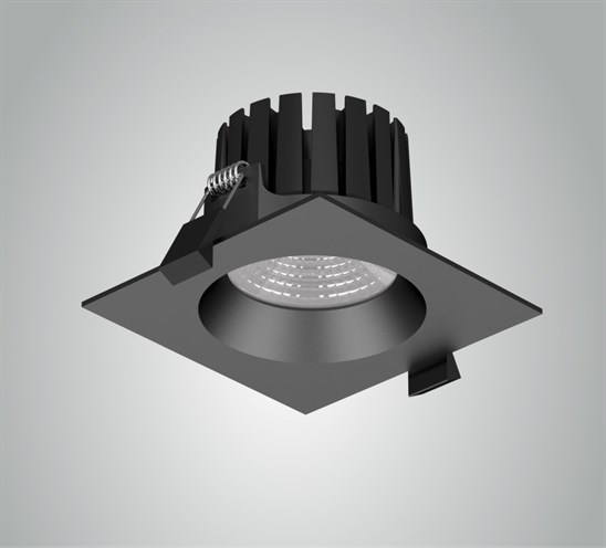 MV+Süvisvalgusti Solo LED 10W 660lm 3000K 36° CRI>90 hämardatav IP65; metall, must